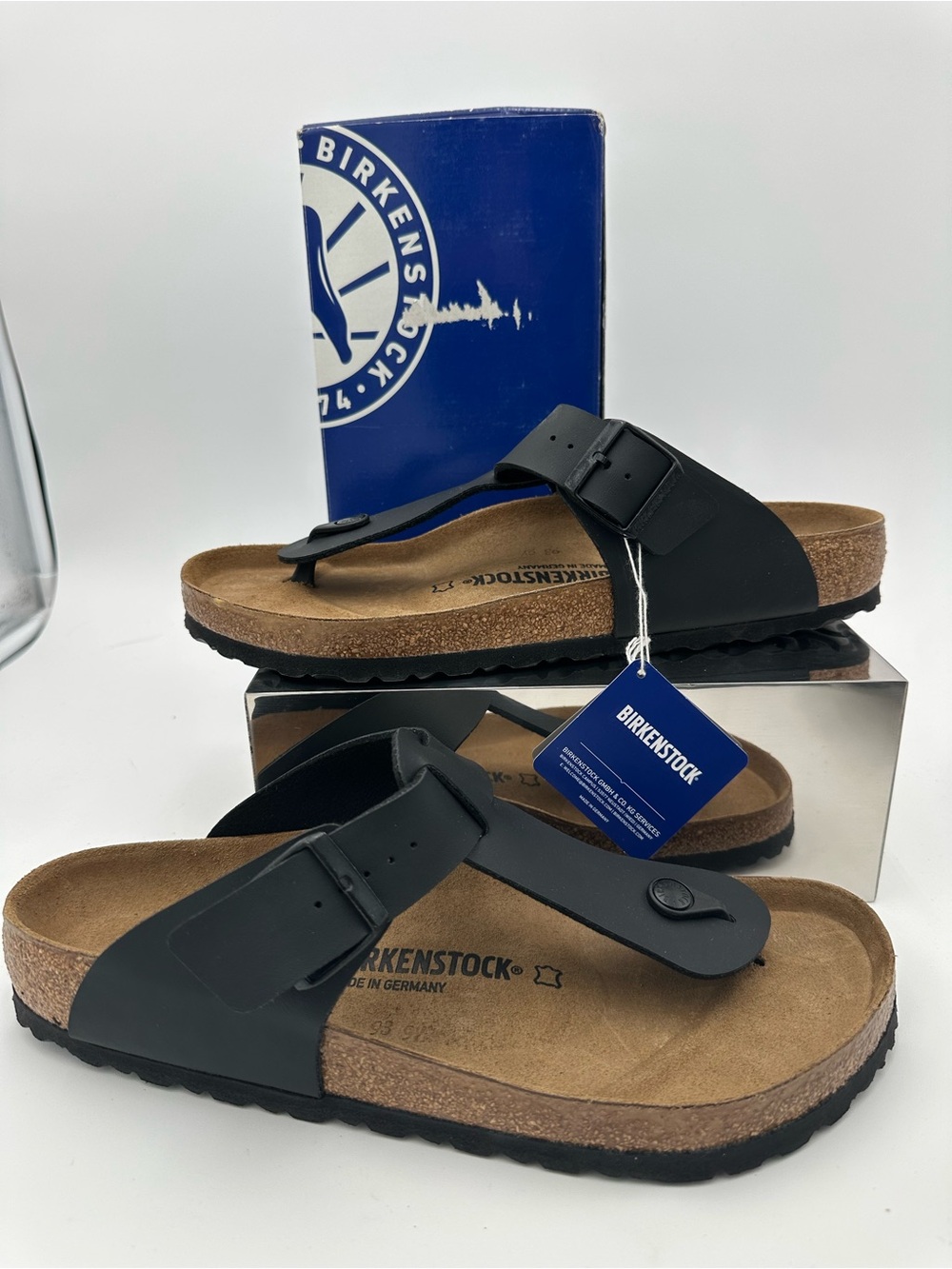 Birkenstock Medina 45 Black Leather NWT